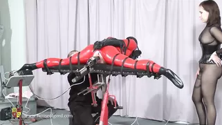 Gorgeous Domina With Natural Tits Fucks Her Slave’s Shaved Pussy