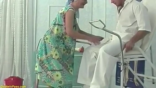 Hairy Bush Old Woman Fisted And Rough Fucked By Her Doctor