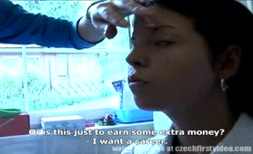 Czech First Video   Pussy And Anal Fucking With Czech Whore