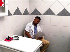 Lucky Threesome With A Pregnant Latina And Two Kinky Doctors