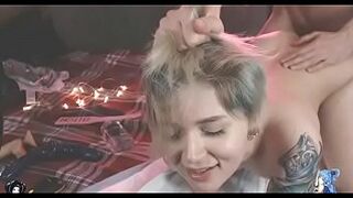 See Her Live At Alicewonder99.blogspot.com Blonde, Short Hair, Teen, Doggystyle, Tattoos, Toys, Amateur