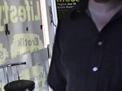 Nubile Nude Girl At Erotic Fair Outside