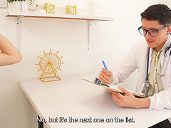 Steamy Latina Gets Seduced By A Big Cock Gynecologist On The Couch