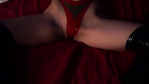 Curvy Slut Vampire Wearing Hot Attire Rides A Hard Big Cock With Passion