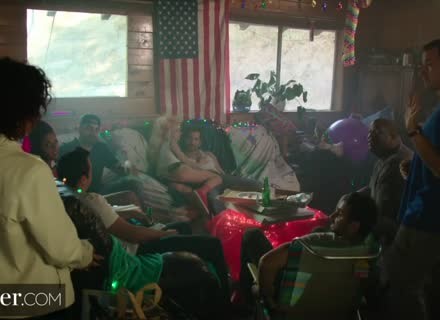 Turned On Kenzie Reeves Passionately Deepthroats Rod In Bathroom 2