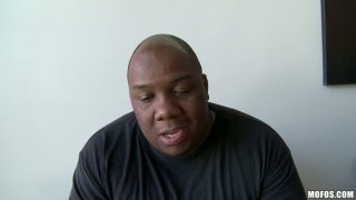 Sporty Blonde Cougar Shayla Laveaux Gets Two BBCs To Please