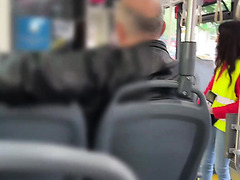 When Taking A Bus With No Ticket, She Punishes You With Her Vagina