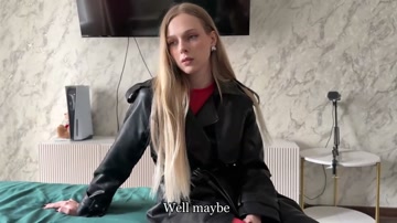 Horny Busty Blonde Neighbour Teen Locked Out Gets Screwed