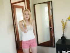 Stepbro Fucks Lily Rader After Finding Dick Pics And Dirty Messages On Her Phone